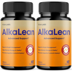 (2 Pack) Alkalean Advanced Energy & Fitness Support Formula Alka Lean 120 Capsules