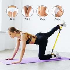 Ankle Resistance Bands with Cuffs for Enhanced Glute Workouts