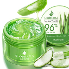 Organic Aloe Vera Gel for Face and Body 7.05 Oz