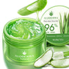Image of Organic Aloe Vera Gel for Face & Body, 96% Pure Aloe Gel Made within 12 Hours of Harvest, Ideal for Skin, Scalp, & Hair Hydration, Calming Moisturizer for Soothing after Sun Care, 7.05Oz