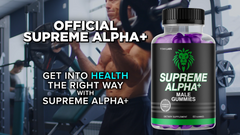 (1 Pack) Supreme Alpha Gummys Male Support Supplement SupremeAlpha 60 Gummies