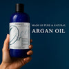 Image of Deodorized Argan Oil - Pure Unrefined Cold Pressed Extra Virgin for Hair and Face Treatment, 32 Oz (Single Pack) - Packaging May Vary