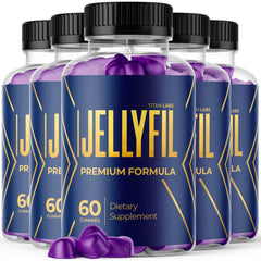 (5 Pack) Jellyfil Gummys Advanced Male Support Supplement Jelly fil 300 Gummies