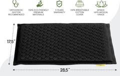 Acupressure Mat and Pillow Set for Back and Neck Pain Relief