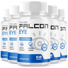 (5 Pack) Falcon Eye Support Healthy Eye Vision & Function FalconEye 300 Capsules