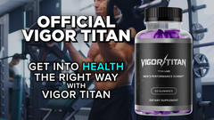 (1 Pack) Vigor Titan Gummy Advanced Male Support Formula VigorTitan 60 Gummies