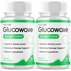 (2 Pack) Gluco Wave Advanced Blood Health Support Formula Glucowave 120 Capsules