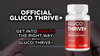 Image of (3 Pack) Gluco Thrive Advanced Blood Health Support Vitamin GlucoThrive 180 Capsules