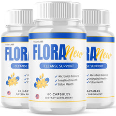 (3 Pack) Floranew Advanced Energy & Fitness Support Formula Flora New 180 Capsules