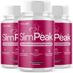 (3 Pack) SlimPeak Advanced Energy & Fitness Support Formula Slim Peak 180 Capsules