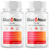 Image of (2 Pack) Gluco Nour Advanced Blood Health Support Formula GlucoNour 120 Capsules