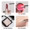 Image of 500PCS Disposable Lip Wands Applicators -  Lint-Free Lip Brush and Makeup Gloss Applicator Tool Kit in Black