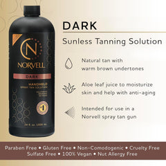 Premium Dark Sunless Tanning Solution - 34 Fl Oz