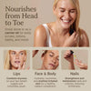 Image of Organic Cold-Pressed Castor Oil - 100% Pure for Hair Growth, Skin, Nails, and Lashes