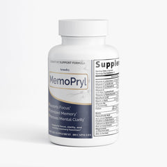MemoPryl Brain & Focus Formula – Daily Cognitive Support Supplement, 60 Veggie Capsules