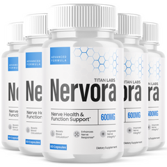 (5 Pack) Nervora Natural Brain Support Supplement Nerv Ora 300 Capsule