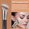 Image of Professional Foundation Contour and Conceal Brush Set, 3-Piece Angled Synthetic Kabuki Brushes for Blending, Setting, and Buffing with Liquid, Cream, and Powder Cosmetics (170S/270S/370S)