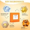 Image of 2PCS Honey Glow Lemon Turmeric Kojic Soap Bar, Turmeric Soap Bar for Face and Body, Smooth Skin Tumeric Soap, Natural Turmeric Handmade Soap for All Skin Types