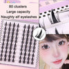 Image of Sunflower Comics Pure Desire Eyelash Simulation Natural Thickening Large Segmented Trilogy False Eyelash Laziness