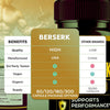 Image of Berserk Advanced Male Health Support Vitamin Supplement Ber Serk 120 Capsules