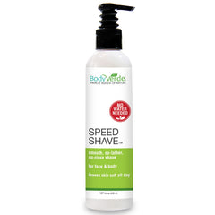 Speed Shave Waterless Shaving Cream - All-Natural Dry Shave Gel for Men and Women, 8 oz - Smooth Skin All Day, Ideal for Travel