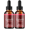 Image of (2 Pack) Gelatin Drops Natural Health & Fitness Formula Supplement 60 Servings