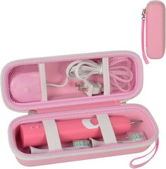 Travel Case for Oral-B and Philips Sonicare Rechargeable Electric Toothbrushes - Pink