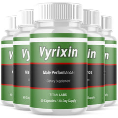(5 Pack) Vyrixin Advanced Male Health Support Supplement Vyri Xin 300 Capsules