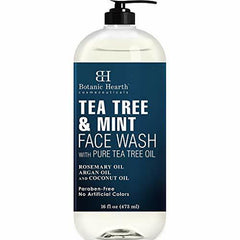 BOTANIC HEARTH Tea Tree Face Wash with Mint - Acne Fighting, Therapeutic,