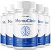 Image of (5 Pack) MemoClear Advanced All Natural Brain Health Support Memo Clear 300 Capsules