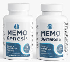 (2 Pack) Memo Genesis All Natural Formula Brain Supplement 60 Capsules