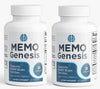 Image of (2 Pack) Memo Genesis All Natural Formula Brain Supplement 60 Capsules