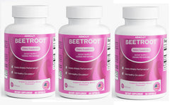 (3 Pack) Armoley Organic Beet Root Capsules - 1300mg Beet Root Powder Aids Healthy Circulation & Vitality Beet Root Supplement 180 Capsules