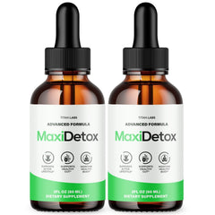 (2 Pack) Maxi Detox Drops Advanced Health & Fitness Formula MaxiDetox 60 Serves