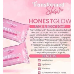 Honestglow Glass Skin Soap - Set of 3 Bars, 100g Each