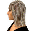 Image of Big diamond tassel headwear water diamond full diamond temperament ethnic style hat