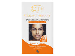 CT+ Clear Therapy Soap Lightening Purifying W/ Carrot Oil, Minimizes Dark Spots