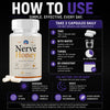 Image of Nerve Honey Natural Nerve Support Supplement NerveHoney 180 Capsules