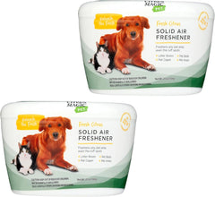 Pet Solid Air Freshener - Odor Eliminator for Home, Ideal for Dog & Cat Areas and Litter Boxes, Fresh Citrus Scent, 20 Ounces, 2-Pack