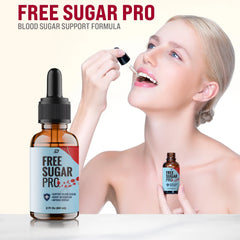 Free Sugar Pro Drops - Advanced Strength Natural Liquid Supplement for Men and Women (3 Pack, 3 Month Supply)