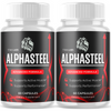 Image of (2 Pack) Alphasteel Advanced Male Health Support Supplement Alpha Steel 120 Capsules
