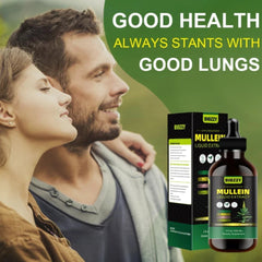 Organic Mullein Leaf Extract Drops for Lung Health and Natural Herbal Support