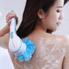 Image of 5 In 1 Electric Bath Shower Brush Exfoliation Spin Spa Massage Body Clean Brush Electric Massage Multi-Function Bath Brush Tool