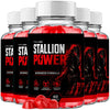 Image of (5 Pack) Stallion Power ACV Gummys Male Health Support Formula StallionPower 300 Gummies