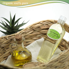 Dr. Adorable 8 oz Aloe Vera Oil - 100% Pure Organic Natural Extract