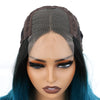 Image of 4x4 Lace Closure short Bob Wigs Human Hair T1B/green Color