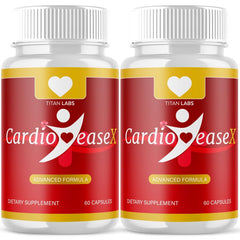 (2 Pack) CardioEase X Advanced Blood Health Support Cardio Ease X 120 Capsules