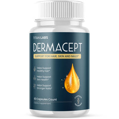 (1 Pack) Dermacept Advanced Healthy Skin Support Supplement Derma Cept 60 Capsules