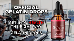 (1 Pack) Gelatin Drops Natural Health & Fitness Formula Supplement 30 Servings