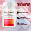 Image of (1 Pack) Gluco Nour Advanced Blood Health Support Formula GlucoNour 60 Capsules